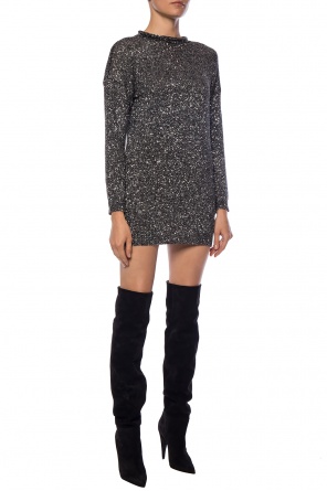 Long sleeve sequin dress, zdjęcie 2 Long sleeve sequin dress od Saint Laurent